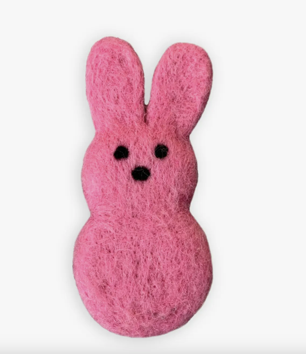 The Foggy Dog The Foggy Dog Wool Sugar Bunny Toy Pink