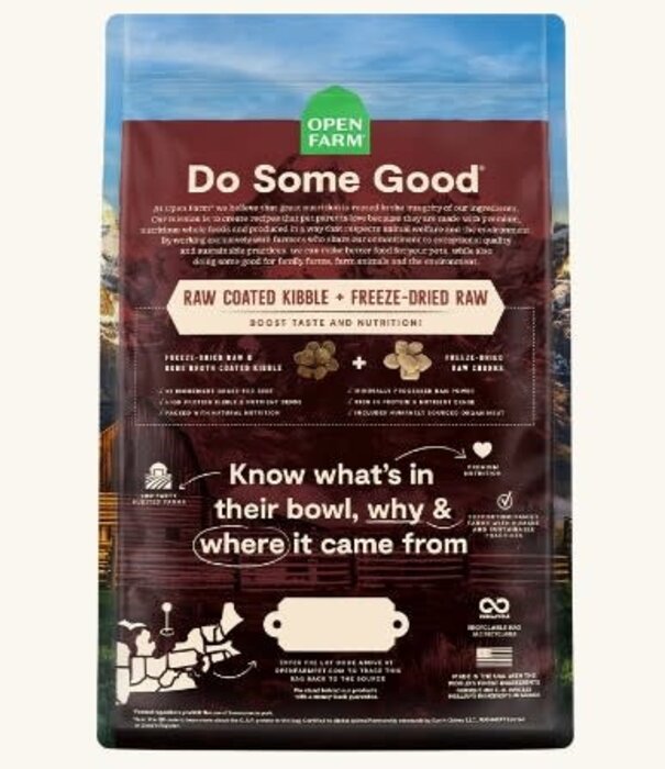 Open Farm Dry Dog Grain Free RawMix Front Range 3.5 Lb