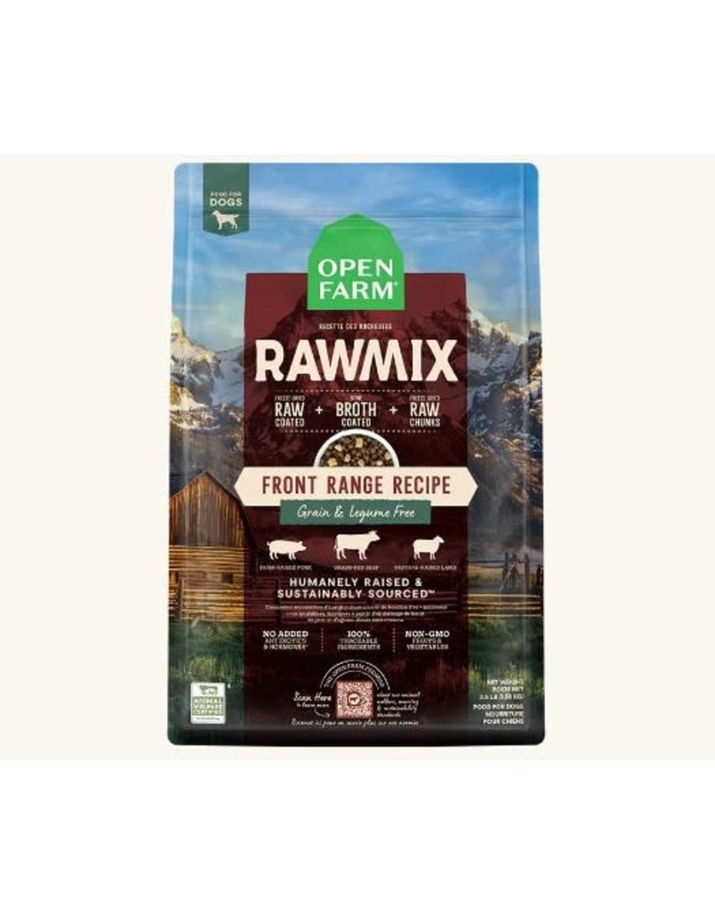 Open Farm Dry Dog Grain Free RawMix Front Range 3.5 Lb