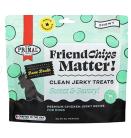 Primal Broth FriendChips Matter Dog Treat 4 Oz Chicken