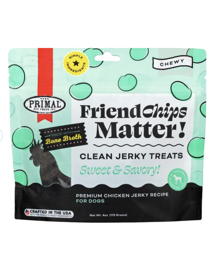 Primal Broth FriendChips Matter Dog Treat 4 Oz Chicken