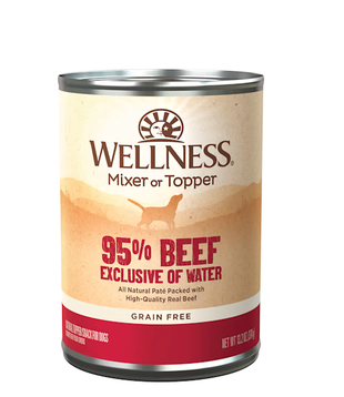 Wellness Canned Dog 95% Beef 13.2 oz