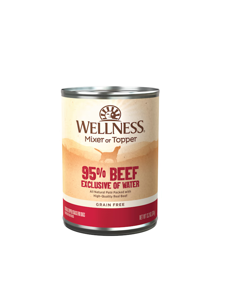 Wellness Canned Dog 95% Beef 13.2 oz