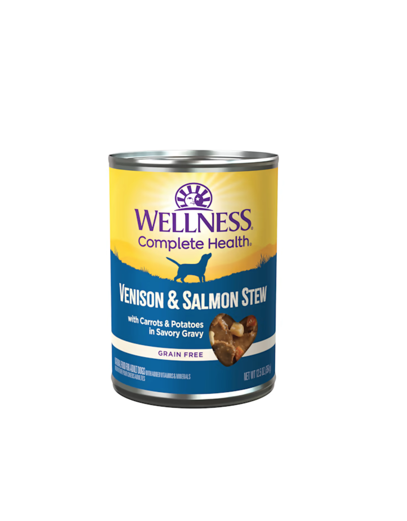 Wellness Canned Dog Venison & Salmon Stew 12.5 oz