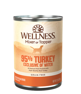 Wellness Canned Dog 95% Turkey 13.2 oz