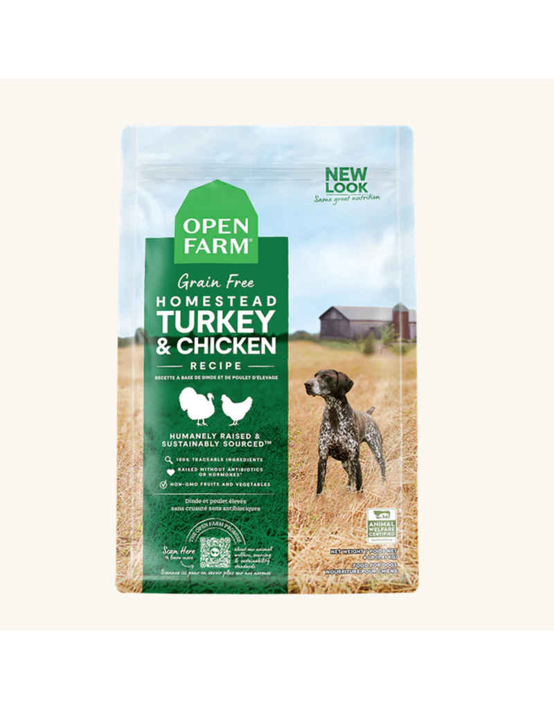 Open Farm Dry Dog Grain Free Turkey & Chicken