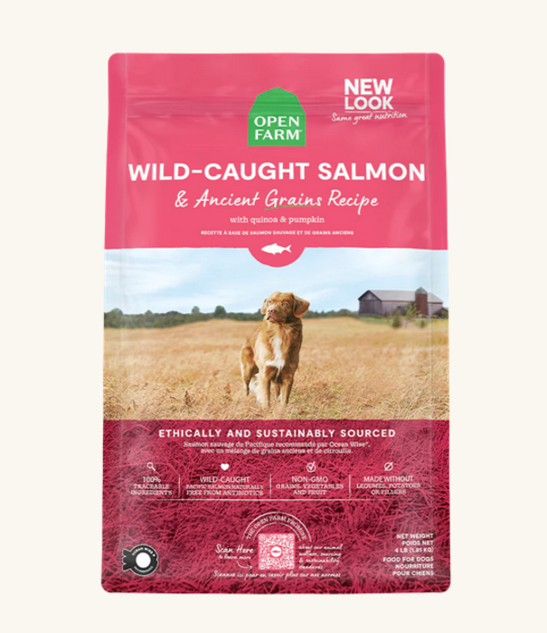 Open Farm Dry Dog Ancient Grains Wild Salmon