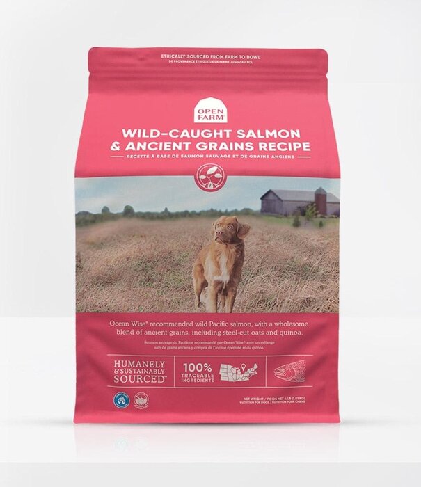Open Farm Dry Dog Ancient Grains Wild Salmon