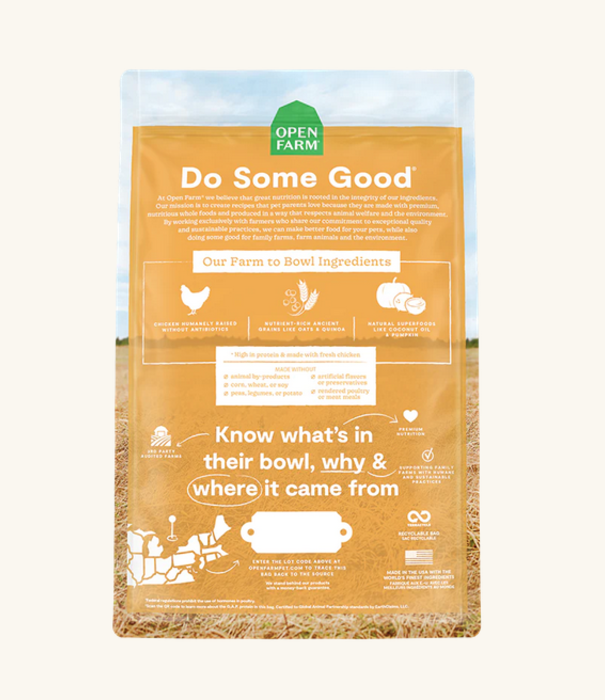 Open Farm Dry Dog Ancient Grains Chicken