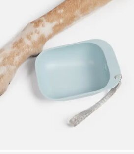Modern Pet Travel Dog Bowl Yellow