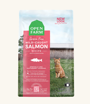 Open Farm Dry Cat Wild Caught Salmon 4 LB