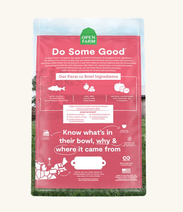 Open Farm Dry Cat Wild Caught Salmon 4 LB