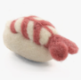 The Foggy Dog Wool Cat Toy Prawn Nigiri
