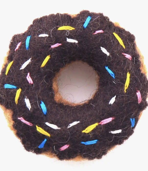 The Foggy Dog The Foggy Dog Cat Toy Donut Chocolate