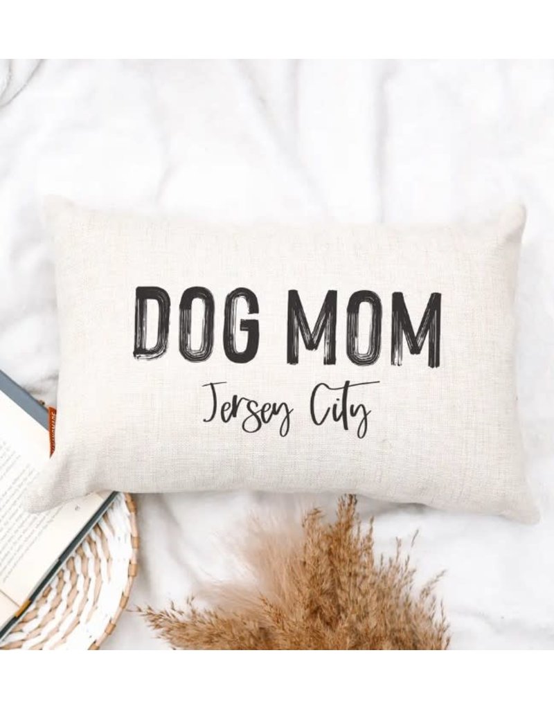 521handmade 521handmade Dog Mom Throw Pillow