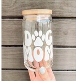 Penny Prints Creations Penny Prints Creations Dog Mom Glass Cup