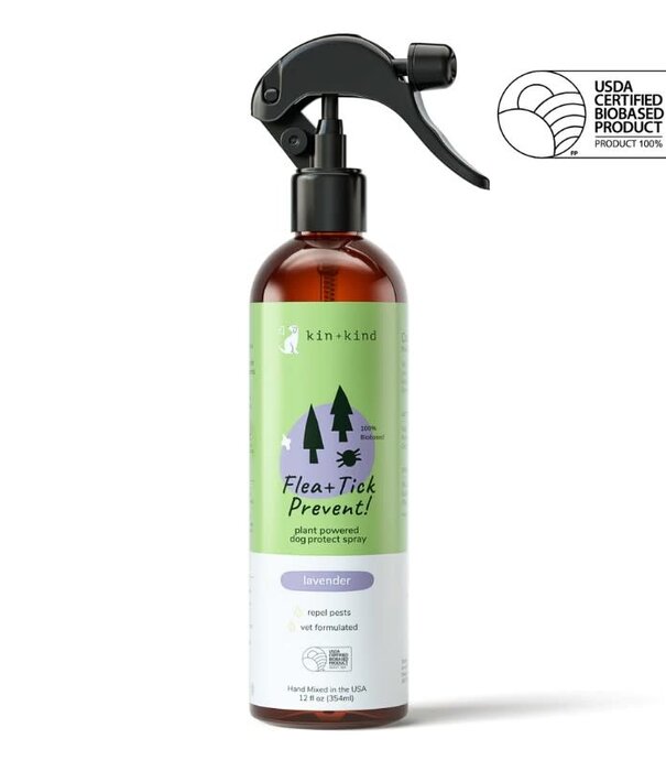 Kin + Kind Kin + Kind Flea/Tick Protect Lavender Spray 12 oz