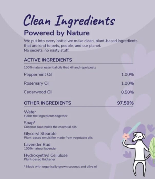 Kin + Kind Kin + Kind Flea/Tick Relief Lavender Shampoo 12 oz