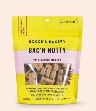 Bocce's Bakery Soft & Chewy Bacon Nutty 6 oz