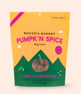 Bocce's Bakery Dog Soft & Chewy Halloween Pumpkin Spice 6 oz