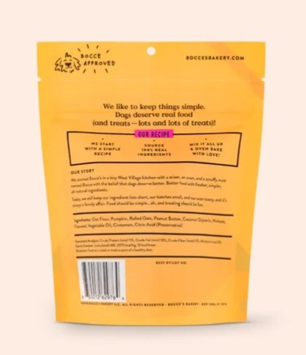 Bocce's Bakery Bocce's Bakery Dog Soft & Chewy Halloween Pumpkin Spice 6 oz