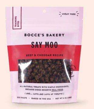Bocce's Bakery Training Treat Say Moo 6 oz