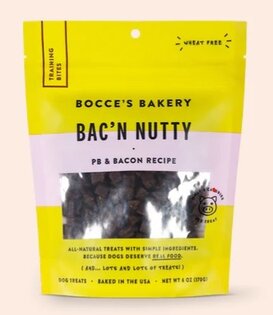 Bocce's Bakery Training Treat Bac'n Nutty  6 oz