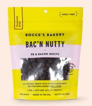 Bocce's Bakery Training Treat Bac'n Nutty  6 oz