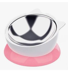 The Tiniest Tiger. Triple T Studios The Tiniest Tiger. Triple T Studios Elevated Angled Stainless Steel Pet Bowl Pink
