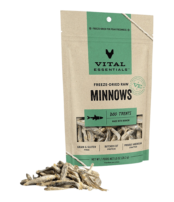 Vital Essentials Freeze Dried Dog Minnows 1 Oz