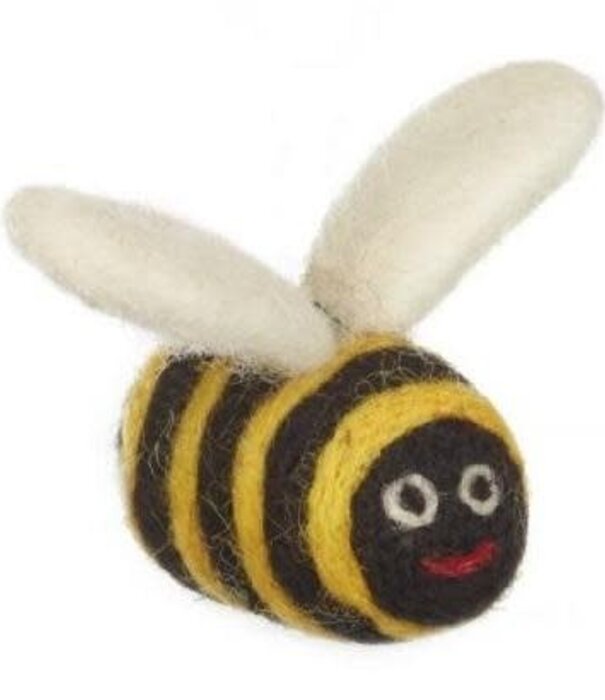 The Foggy Dog The Foggy Dog Wool Cat Toy Bumblebee