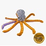 Tall Tails Plush Octopus with Squeaker 14"
