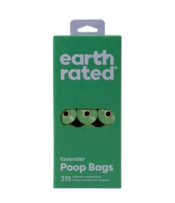 Earth Rated Poop Bags - Lavender 315ct 21pk Rolls