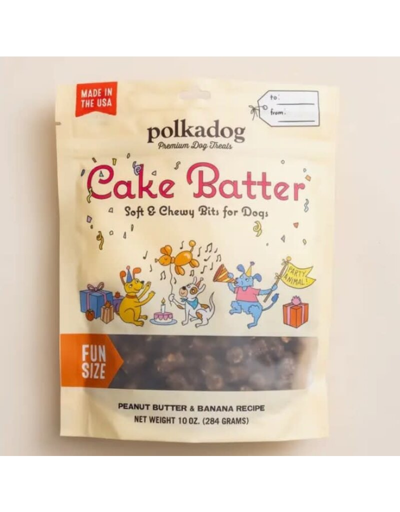 Polka Dog Cake Batter Treats 10 oz