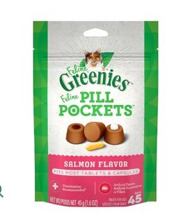 Greenies Pill Pocket, Cat, Salmon 1.6 oz
