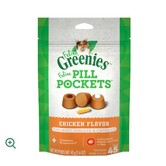 Greenies Pill Pocket, Cat, Chicken, 1.6 oz