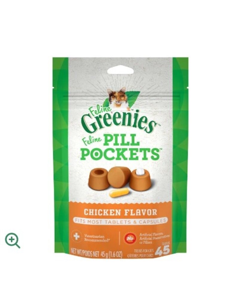 Greenies Pill Pocket, Cat, Chicken, 1.6 oz
