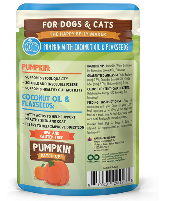 Weruva Pumpkin Coconut & Flaxseed Patch Up 1.05 oz