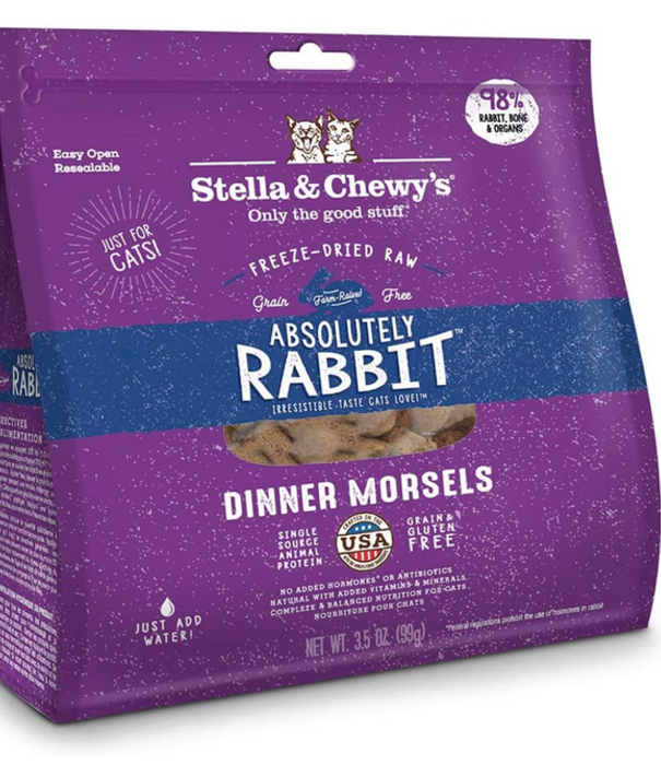 Stella & Chewy's Cat Freeze-Dried Rabbit Dinner 3.5 oz