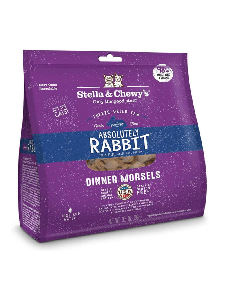 Stella & Chewy's Cat Freeze-Dried Rabbit Dinner 3.5 oz