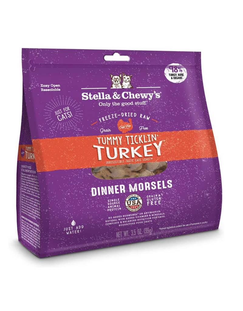 Stella & Chewy's Cat Freeze Dried Tummy Ticklin' Turkey Dinner 3.5 OZ