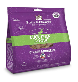 Stella & Chewys Cat Freeze Dried Duck Duck Goose Dinner 3.5 oz