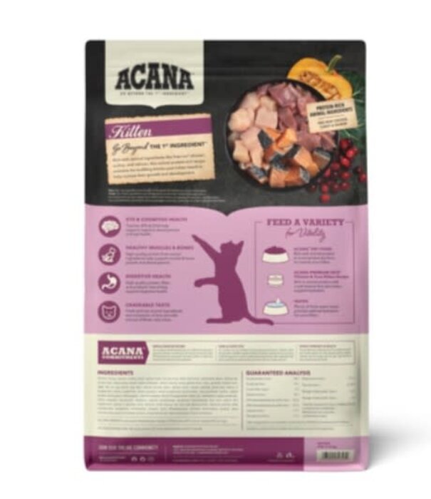 Acana Dry Cat Highest Protein Kitten Recipe 4 lb