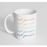 The Dapper Paw Cat Person Mug 11 oz