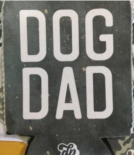 The Dapper Paw Dog Dad Coozie Grey