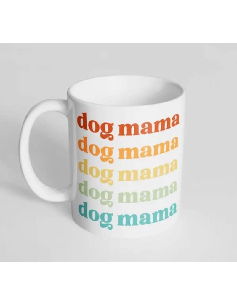 The Dapper Paw The Dapper Paw Retro Dog Mama Mug 11 oz