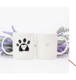 Susan Case Designs Susan Case Designs Dog Dad Mug with Paw Print Mug