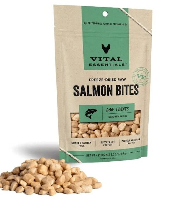 Vital Essentials Dog Freeze Dried Wild Salmon  2.5 oz