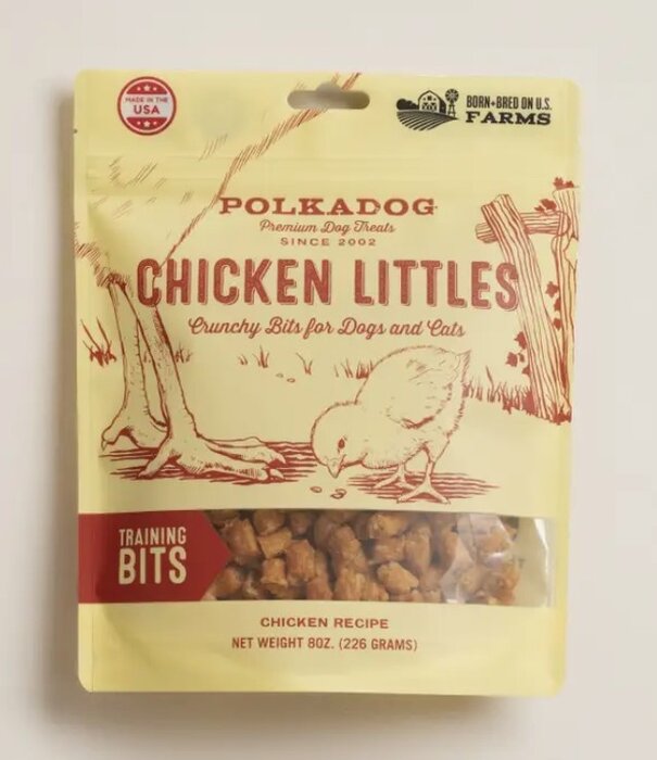 Polka Dog Chicken Littles Training Bits 8 oz