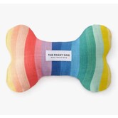 The Foggy Dog Dog Bone Squeaky Toy Over the Rainbow